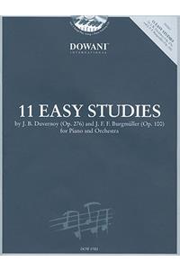 11 Easy Studies by Duvernoy (Op. 276) and Burgmuller (Op. 100)