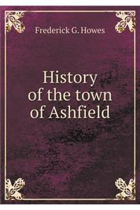 History of the Town of Ashfield
