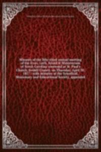 Minutes of the fifty-third annual meeting of the Evan. Luth. Synod and Ministerium of North Carolina convened at St. Paul's Church, Iredell County, on Thursday, April 30, 1857