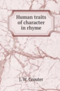 Human traits of character in rhyme