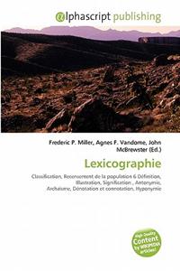 Lexicographie