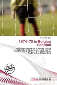 1974-75 in Belgian Football