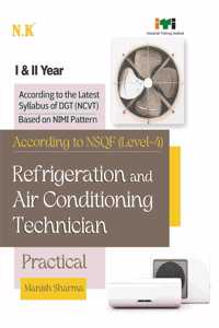 Neelkanth - Refrigeration and Air Conditioning Technician Practical (I & II Year) English - NSQF (Level-4) ITI Book