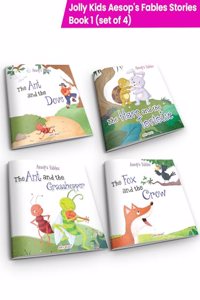Jolly Kids Aesopâ€™s Fables English Short Stories Book 1 Set of 4 for Little Children| Ages 3 â€“ 8 Years| Moral Stories