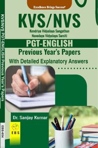 KVS/NVS PGT English Teacher Recruitment Exam Previous Year's Papers With Detailed Explanatory Answers