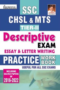 Kiran SSC CHSL and MTS Tier II Descriptive Exam Essay and Letter Writing Practice Work Book (English Medium) (3844)
