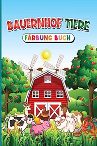 Bauernhof Tiere Färbung Buch