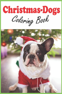 Christmas-Dogs Coloring Book