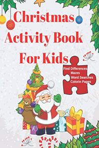 Christmas Activity Book for Kids