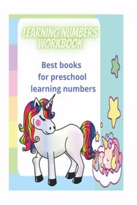 Learning numbers workbook
