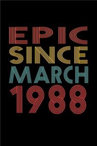 Epic Since March 1988