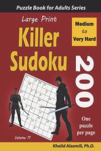 Large Print Killer Sudoku