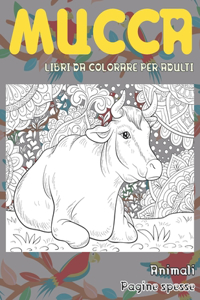 Libri da colorare per adulti - Pagine spesse - Animali - Mucca