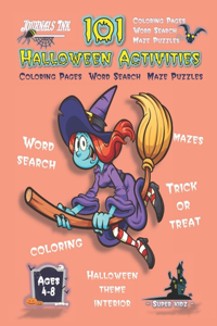 Halloween Activity Book for Kids Ages 4-8