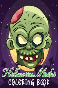 Halloween Masks Coloring Book