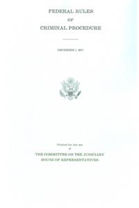 Federal Rules of Criminal Procedure, December 2017