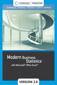 Mindtapv2.0 for Anderson/Sweeney/Williams/Camm/Cochran's Modern Business Statistics with Microsoft Excel, 1 Term Printed Access Card