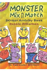 Monster Mix and Match Sticker Activity Book