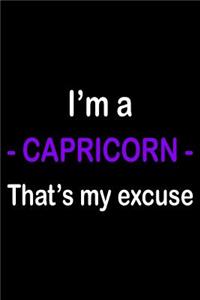 I'm A Capricorn