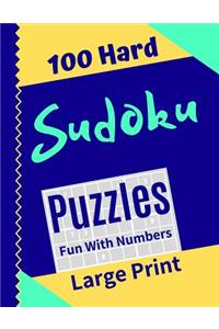 Sudoku Puzzles 100 Large Print