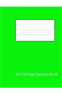 A4 120 Page Exercise Book