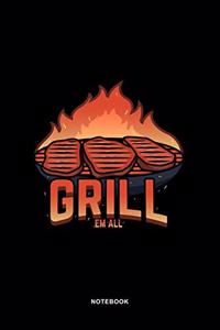 Grilling and BBQ Art Graphic Notebook