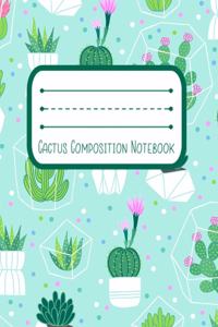 Cactus Composition Notebook