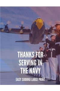 Thanks For Serving In The Navy