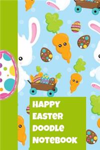 Happy Easter Doodle Notebook