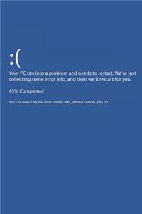 Your PC Ran Into a Problem and Needs to Restart
