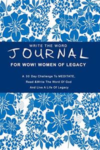 Write The Word Journal For WOW! Women of Legacy