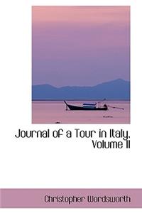 Journal of a Tour in Italy, Volume II
