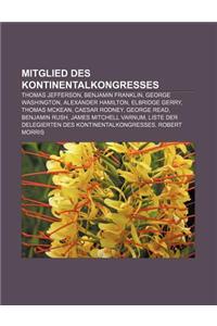 Mitglied Des Kontinentalkongresses
