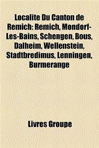 Localit Du Canton de Remich