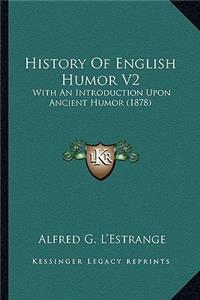 History of English Humor V2