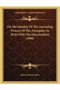On the Identity of the Ascending Process of the Astragalus in Birds with the Intermedium (1880)
