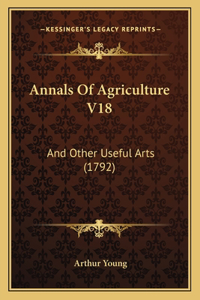 Annals Of Agriculture V18