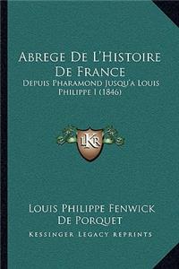 Abrege De L'Histoire De France