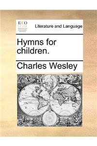 Hymns for Children.