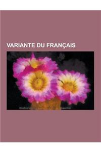 Variante Du Francais