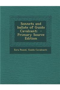 Sonnets and Ballate of Guido Cavalcanti