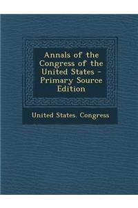 Annals of the Congress of the United States