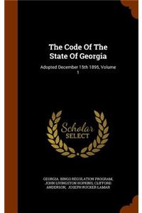 The Code Of The State Of Georgia