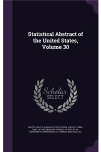 Statistical Abstract of the United States, Volume 30