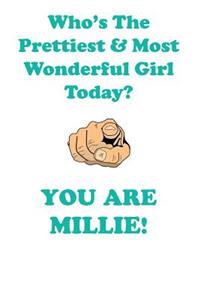 MILLIE is The Prettiest Affirmations Workbook Positive Affirmations Workbook Includes