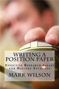 Writing a Position Paper