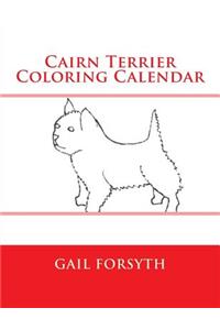Cairn Terrier Coloring Calendar