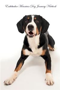 Entlebucher Mountain Dog January Notebook Entlebucher Mountain Dog Record, Log, Diary, Special Memories, To Do List, Academic Notepad, Scrapbook & More
