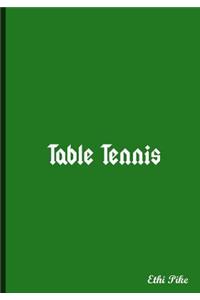 Table Tennis - Notebook / Extended Lines / Soft Matte Cover