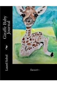 Giraffe Baby Journal